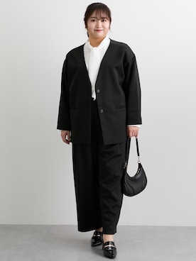 「アイテム（フォーマルスーツ/小物）」を使った、nissen Ladies Modelsさん（レディース・160cm）の冬コーディネート