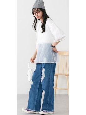 nissen Ladies Modelsさん（レディース・169cm）の夏コーディネート