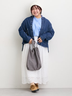 「nissen（ニッセン）のアイテム」を使った、nissen Ladies Modelsさん（レディース・155cm）の秋コーディネート