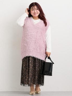 「nissen（ニッセン）のアイテム」を使った、nissen Ladies Modelsさん（レディース・158cm）の秋コーディネート