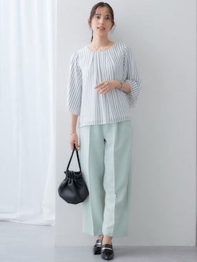 「nissen（ニッセン）のアイテム」を使った、nissen Ladies Modelsさん（レディース・165cm）の秋コーディネート