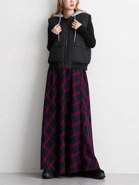 「Soiunique（スワユニーク）のアイテム」を使った、nissen Ladies Modelsさん（レディース・156cm）の秋コーディネート