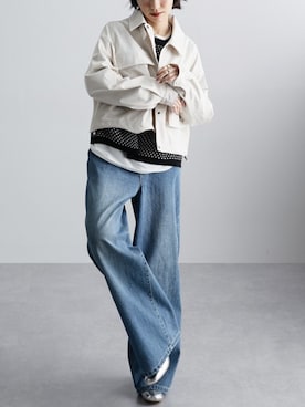 nissen Ladies Modelsさん（レディース・153cm）の春コーディネート