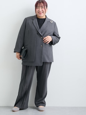 「Callarus（カラルス）のアイテム」を使った、nissen Ladies Modelsさん（レディース・155cm）の冬コーディネート