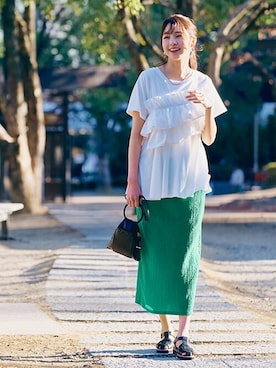 nissen Ladies Modelsさん（レディース・168cm）の春コーディネート