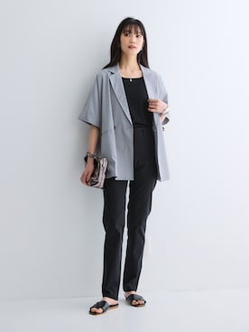 「nissen（ニッセン）のアイテム（ジャケット/アウター）」を使った、nissen Ladies Modelsさん（レディース・166cm）の春コーディネート