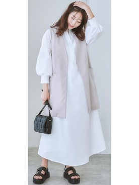 「ヘビロテ」｜nissen Ladies Modelsさん（レディース・164cm）の春コーディネート