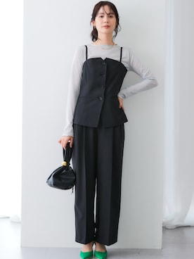 「アイテム（フォーマルスーツ/小物）」を使った、nissen Ladies Modelsさん（レディース・167cm）の夏コーディネート
