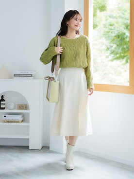 nissen Ladies Modelsさん（レディース・164cm）の冬コーディネート