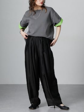 「Soiunique（スワユニーク）のアイテム」を使った、nissen Ladies Modelsさん（レディース・154cm）の夏コーディネート