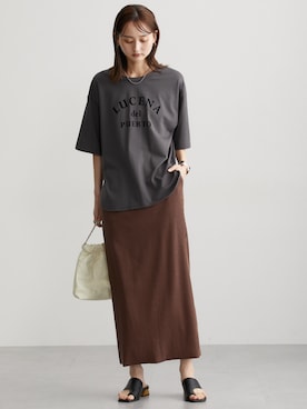 「nissen（ニッセン）のアイテム」を使った、nissen Ladies Modelsさん（レディース・169cm）の秋コーディネート