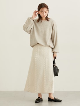 「nissen（ニッセン）のアイテム」を使った、nissen Ladies Modelsさん（レディース・169cm）の秋コーディネート