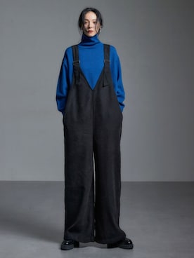 「アイテム（オールインワン・サロペット）」を使った、nissen Ladies Modelsさん（レディース・168cm）の秋コーディネート