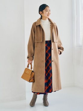 「nissen（ニッセン）のアイテム」を使った、nissen Ladies Modelsさん（レディース・165cm）の秋コーディネート