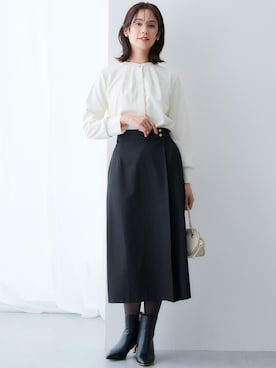 「nissen（ニッセン）のアイテム」を使った、nissen Ladies Modelsさん（レディース・167cm）の秋コーディネート