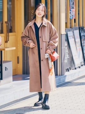 「nissen（ニッセン）のアイテム」を使った、nissen Ladies Modelsさん（レディース・167cm）の秋コーディネート