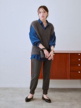 「nissen（ニッセン）のアイテム」を使った、nissen Ladies Modelsさん（レディース・160cm）の秋コーディネート