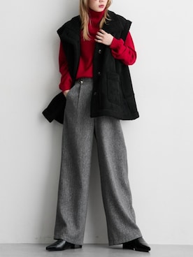 nissen Ladies Modelsさん（レディース・156cm）の秋コーディネート