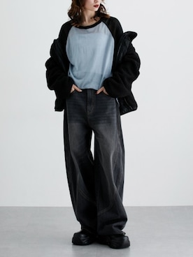 nissen Ladies Modelsさん（レディース・154cm）の冬コーディネート