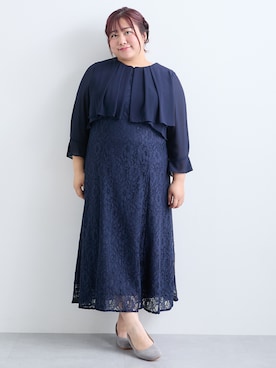 「Jolie et Jolie（ジョリーエジョリー）のアイテム」を使った、nissen Ladies Modelsさん（レディース・155cm）の冬コーディネート
