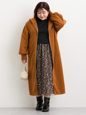 「nissen（ニッセン）のアイテム」を使った、nissen Ladies Modelsさん（レディース・158cm）の秋コーディネート