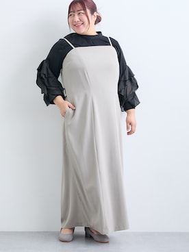 「Callarus（カラルス）のアイテム」を使った、nissen Ladies Modelsさん（レディース・155cm）の冬コーディネート