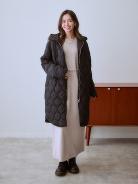 「アイテム（その他アウター）」を使った、nissen Ladies Modelsさん（レディース・165cm）の秋コーディネート
