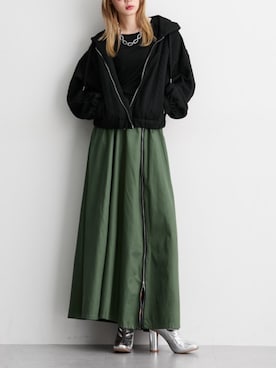 「Soiunique（スワユニーク）のアイテム」を使った、nissen Ladies Modelsさん（レディース・156cm）の秋コーディネート