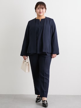 「アイテム（フォーマルスーツ/小物）」を使った、nissen Ladies Modelsさん（レディース・160cm）の冬コーディネート