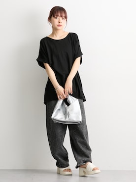 ニアファッション レディース トップス 5分袖ｔシャツ プルオーバー 接触冷感素材 涼しい 伸縮抜群 ミセス 服 70代 80代 高齢者 婦人服 母の日 母親 夏 春 花柄 ひんやり接触冷感】裾タックデザインオーバーTシャツ 通販
