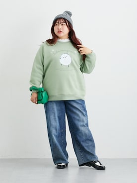「nissen（ニッセン）のアイテム」を使った、nissen Ladies Modelsさん（レディース・155cm）の冬コーディネート