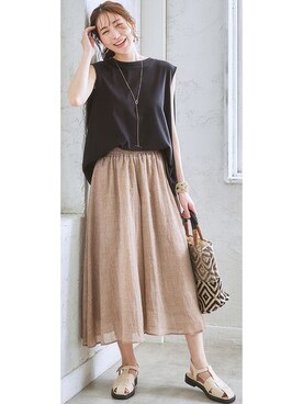 nissen Ladies Modelsさん（レディース・164cm）の春コーディネート