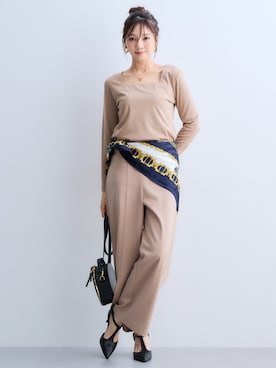 nissen Ladies Modelsさん（レディース・163cm）の秋コーディネート