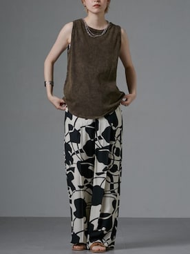 「Soiunique（スワユニーク）のアイテム」を使った、nissen Ladies Modelsさん（レディース・162cm）の秋コーディネート