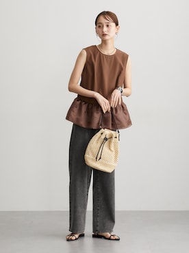 「nissen（ニッセン）のアイテム」を使った、nissen Ladies Modelsさん（レディース・169cm）の夏コーディネート