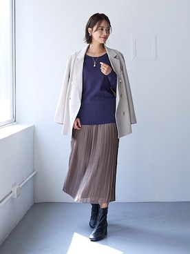 nissen Ladies Modelsさん（レディース・167cm）の冬コーディネート