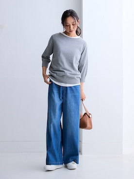 nissen Ladies Modelsさん（レディース・163cm）の春コーディネート