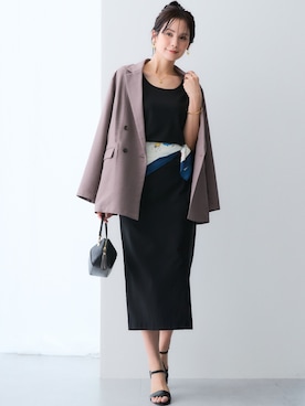 「nissen（ニッセン）のアイテム」を使った、nissen Ladies Modelsさん（レディース・167cm）の春コーディネート