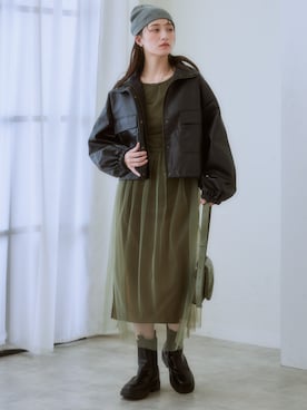 nissen Ladies Modelsさん（レディース・160cm）の秋コーディネート