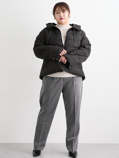 7days Life Styling ダッフルコート コート ショート丈フーディー