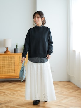 「nissen（ニッセン）のアイテム」を使った、nissen Ladies Modelsさん（レディース・160cm）の秋コーディネート