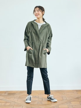 「pattok」｜「アイテム（ジャケット/アウター）」を使った、nissen Ladies Modelsさん（レディース・169cm）の冬コーディネート