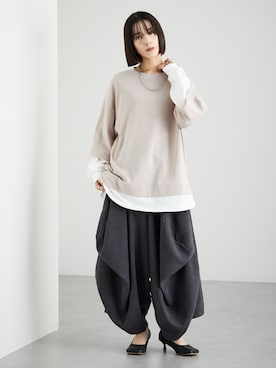 nissen Ladies Modelsさん（レディース・160cm）の冬コーディネート