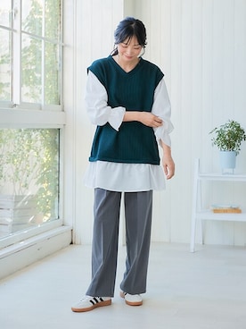 nissen Ladies Modelsさん（レディース・164cm）の冬コーディネート