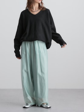 「Soiunique（スワユニーク）のアイテム」を使った、nissen Ladies Modelsさん（レディース・154cm）の秋コーディネート