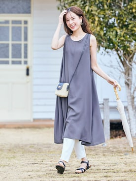 「pattok」｜「アイテム（ワンピース/ドレス）」を使った、nissen Ladies Modelsさん（レディース・167cm）の春コーディネート
