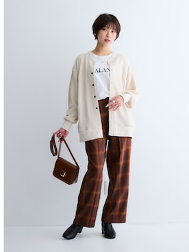 nissen Ladies Modelsさん（レディース・166cm）の秋コーディネート