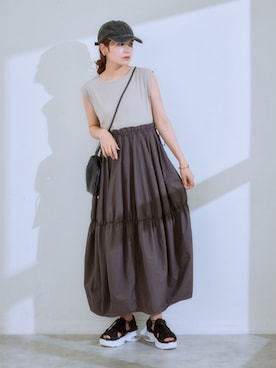 nissen Ladies Modelsさん（レディース・160cm）の夏コーディネート