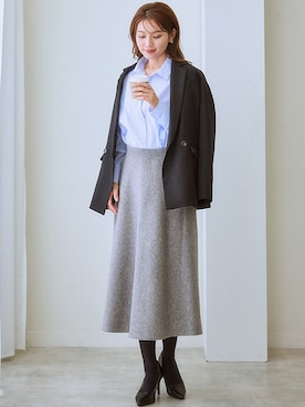 nissen Ladies Modelsさん（レディース・166cm）の秋コーディネート