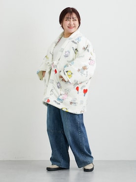「nissen（ニッセン）のアイテム」を使った、nissen Ladies Modelsさん（レディース・155cm）の冬コーディネート